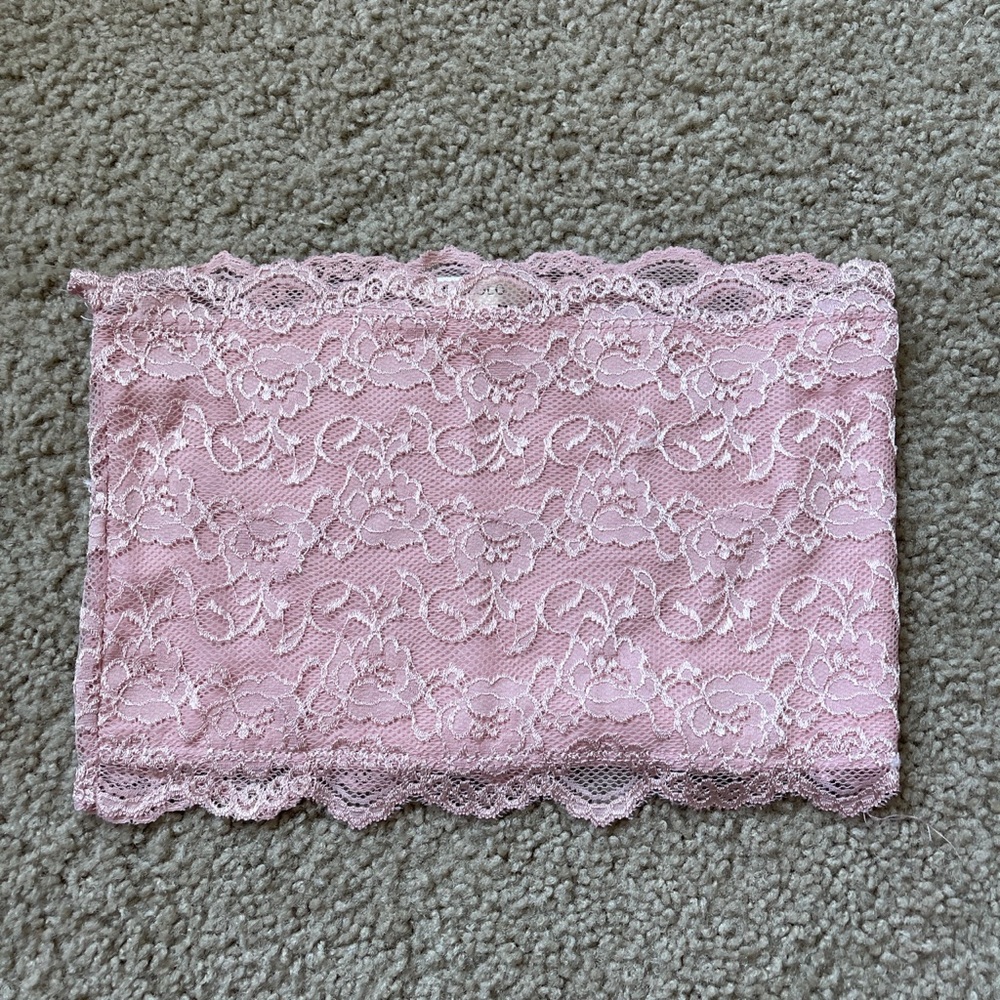 fashion nova lace tube top